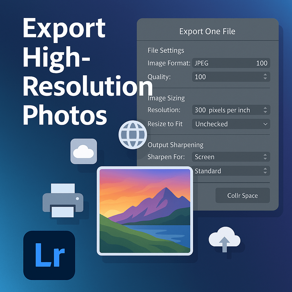 Exporting High-Resolution Photos in Lightroom Without Losing&nbsp;Quality
